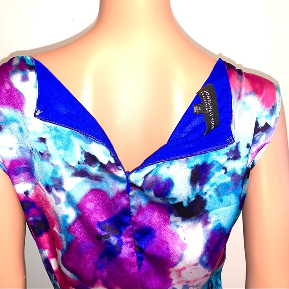 JONES NY COLLECTION Formal Watercolor Dress - Picture 6 of 9